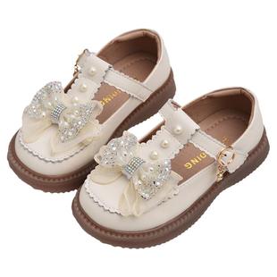 女童皮鞋真皮儿童公主鞋2026春季新款女孩鞋子春秋软底小皮鞋童鞋