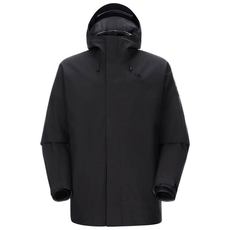 骆驼昆仑山系列冲锋衣男三合一鹅绒内胆TOPEAK-TEX巅峰3L硬壳外套