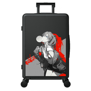 动漫箱包eva周边男孩行李箱登机箱旅行箱子学生密码箱男生拉杆箱