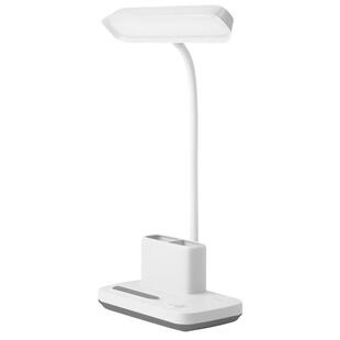 雅格LED笔筒台灯学习护眼专用大学生宿舍书桌阅读写作业家用充电