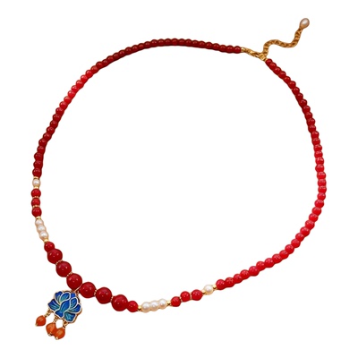 天然淡水珍珠巴洛克大珍珠项链女正品大气风毛衣链小香风气质风