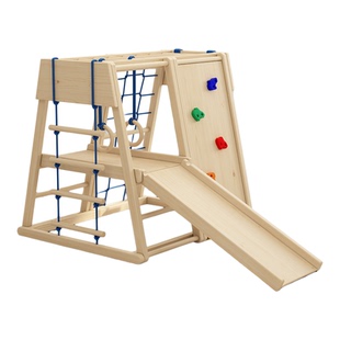 攀爬架儿童实木室内宝宝木质滑梯秋千攀岩组合家用小型游乐园家庭