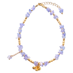 坦桑石招财手链紫色财运亨通水旺生财简约潮流女款闺蜜礼物