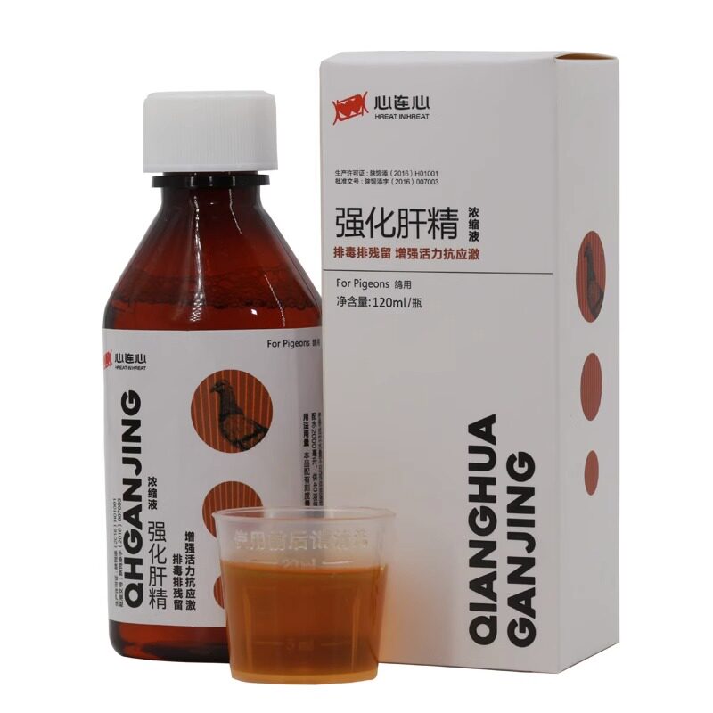 心连心鸽药肝精鹦鹉鸟鸽子肝脏排毒护肝清肝明目强化肝精浓缩液