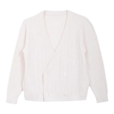 【美丽诺羊毛】复古长袖针织衫