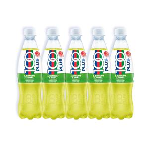 100PLUS运动饮料电解质水补充能量健身运动马来西亚500ml青柠味瓶