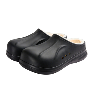 维动蓬蓬棉拖鞋秋冬新款男女情侣外穿厚底防滑家居保暖毛绒面包鞋