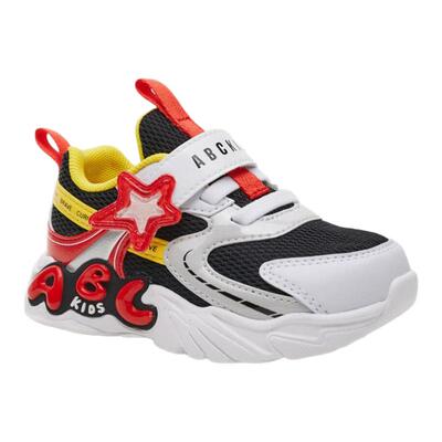 Abckids魔术贴防滑学步鞋春秋