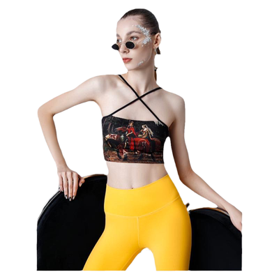 divinablu多伦多复古文胸瑜伽