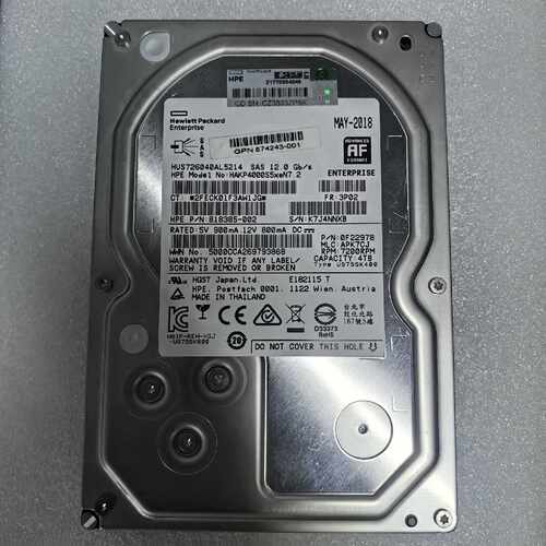 【请询价】HPE4TSAS12G3.5寸企业级硬盘HUS7