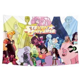 Steven Universe宇宙小子动画定制周边装饰背景墙布海报挂布挂毯