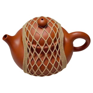 茶壶收纳网兜紫砂壶保护带茶杯茶碗保护套户外旅行防磕碰茶具配件