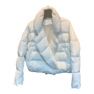 白鹅绒时尚翻领休闲宽松显瘦短款黑白色羽绒服保暖外套韩版女秋冬