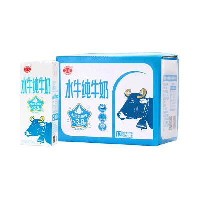 石埠水牛奶200ml*12盒3.8g蛋白