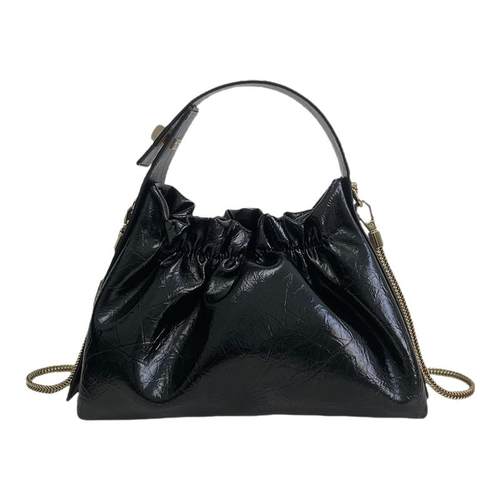 小众时尚褶皱云朵包手提包女2025新款今年流行链条包单肩斜挎包包