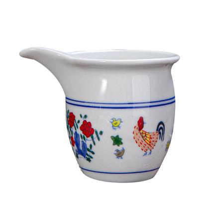 斗彩鸡缸茶杯斗彩鸡缸盖碗茶具