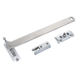 断桥门铝合金平开窗平开门限位支撑免打孔安装风撑固定器限位器