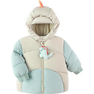 巴拉巴拉宝宝羽绒服婴儿加厚外套可爱秋冬季新款童装男女儿童中长