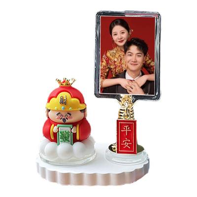 小财神摆件装饰祝福可定制照片