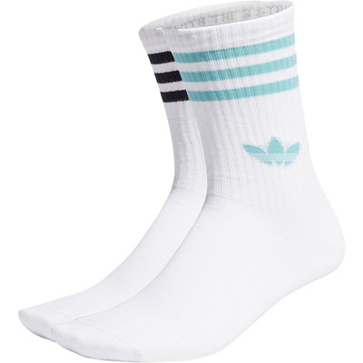 阿迪达斯男女时尚休闲运动袜两双