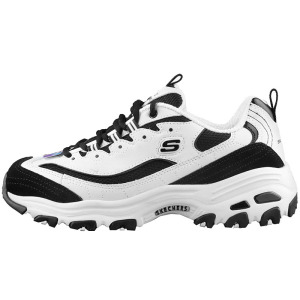 朋聚Skechers斯凯奇女款时尚增高复古百搭熊猫鞋13148 66666179