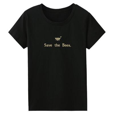 纯棉白色短袖t恤女夏季体恤衫夏