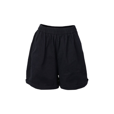 CLOUDSEASON藏青灯芯绒五分裤女秋2025新款短裤女秋外穿配靴子的