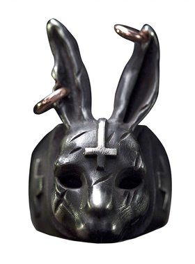 原创手工银饰暗黑朋克兔子