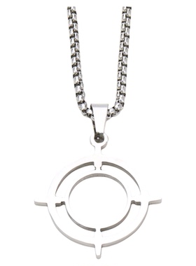 蔚蓝档案光环砂狼白子项链吊坠手链不锈钢二次元游戏周边创意白搭