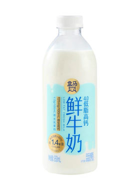 盒马4.0低脂高钙鲜牛奶950ml