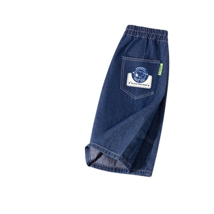 史努比男童短裤夏季2026新款中裤儿童薄款裤子男大童五分牛仔裤夏