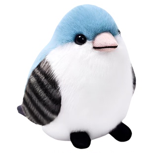 McHugs毛球啾啾鸟玩偶娃娃毛绒玩具抱枕公仔女生日礼物