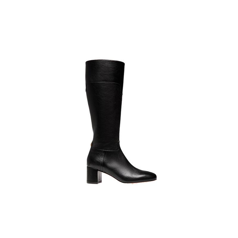 Bally/巴利时尚女士羊皮长筒皮靴