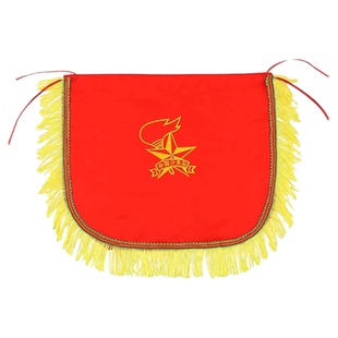 少先队鼓号旗 大队鼓旗 小鼓旗 小号旗 指挥旗乐器少先队员青年号旗冲锋号尼龙春亚纺仪仗队可定做军鼓旗