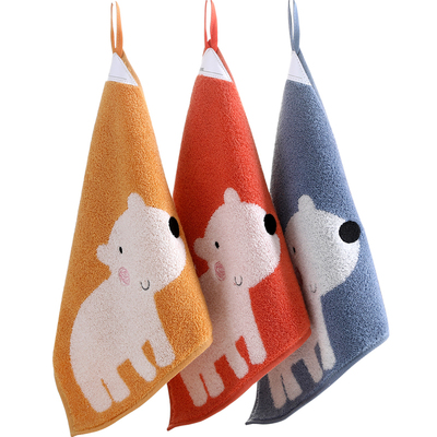 金号纯棉挂式擦手巾儿童毛巾洗脸