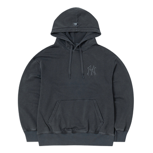 MLB卫衣男女25秋新款NY大标印花情侣连帽休闲运动套头衫3AHDV0554