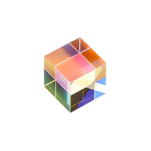 丁达尔效应摆件太阳手捕合色棱镜光之立方七彩折射桌面创意礼物