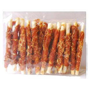 出口英国肉好多鸭肉绕白牛皮卷350g搭车鱼肉鸡肉牛皮棒蔬菜棒