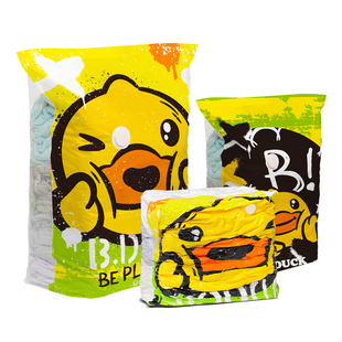 收纳博士真空压缩袋加厚立体被子棉被收纳袋免抽气按压式收纳神器