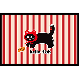 家用创意入户门脚垫防滑耐磨可定制裁剪温馨高弹丝圈装饰高级布置