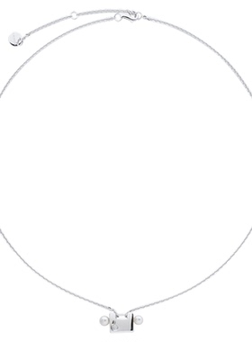 lilyyou平安锁吊坠锁骨链925银