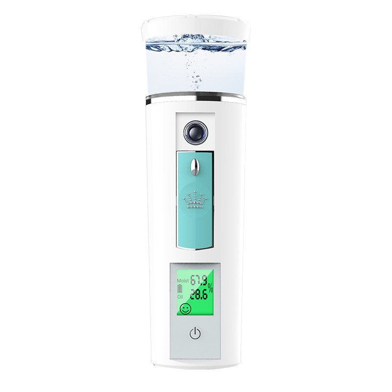 手持智能纳米冷喷雾补水仪脸面部细腻保湿神器便携应急充电宝家用