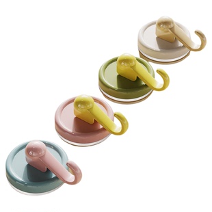 诺室多巴胺吸盘挂钩免打孔强力承重厨房浴室卫生间毛巾粘钩马卡龙