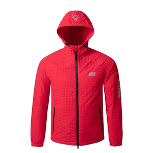 URG虎跑限定版舒弹棉夹克男女冬季跑步运动连帽户外防风保暖上衣