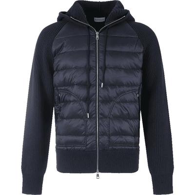 Moncler拉链羊毛针织开衫外套