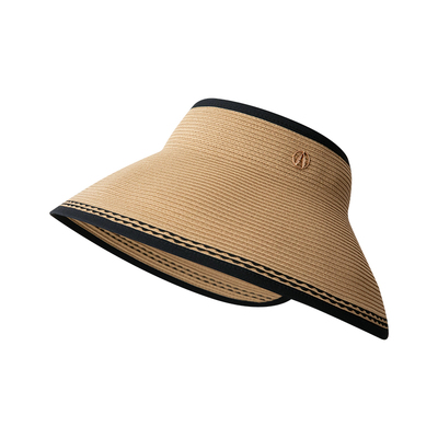 超大帽檐360°环绕式防晒草帽女