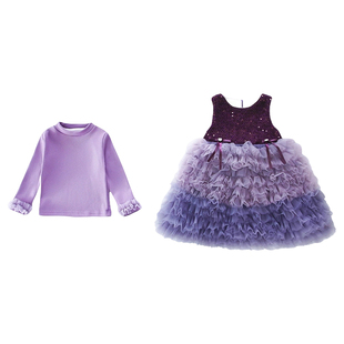 女童裙子冬装2025新款巨好看儿童生日礼服裙女宝宝秋冬公主连衣裙