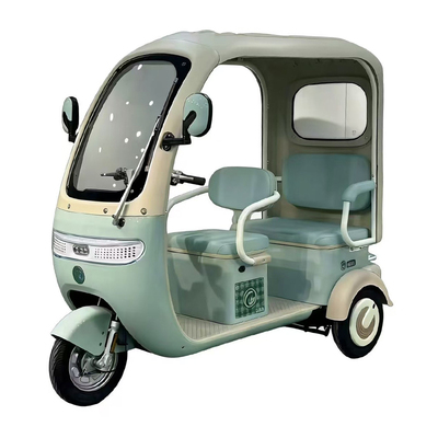新国标带棚电动三轮车接送孩子