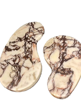 宝格丽托盘大理石摆件底座洗手间