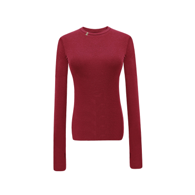 圆领天丝羊毛打底衫上衣